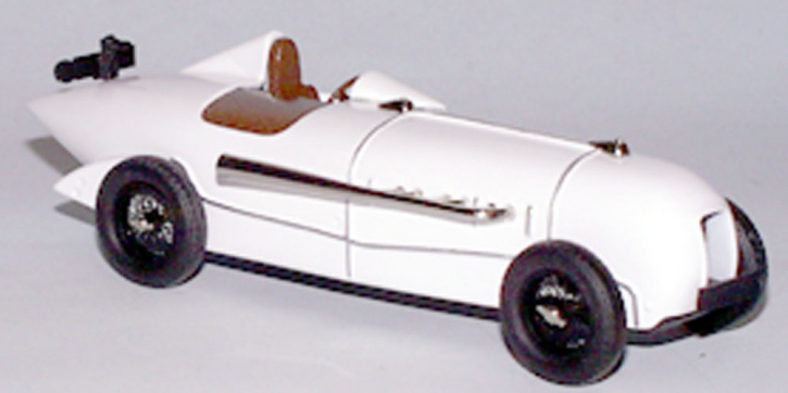 1932 Mercedes SSKL Streamliner white 1/43 whitemetal/pewter ready made