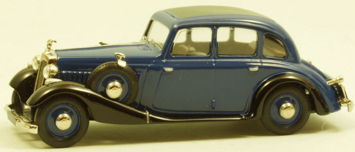 1934 Horch 830 3 Liter V8 Sedan 4-door black-blue 1/43 whitemetal/pewter
