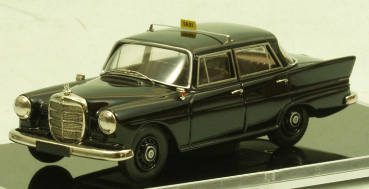 1961-1965 Mercedes 190 C 4-door Saloon "Heckflosse" "TAXI" schwarz 1/43