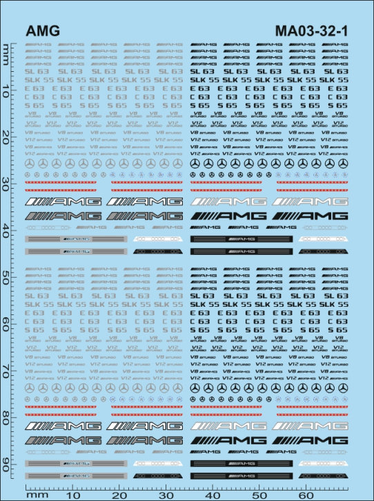 Logo 3 MB 1/32 Naßschiebebild Decal 92x69mm INTERDECAL