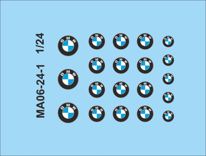 Logo 06 "B" 1/24 Naßschiebebild Decal 18x14mm INTERDECAL