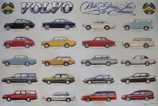 Volvoposter, ca. 100x70 cm Limited edition n/a