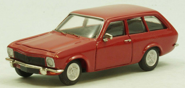 1970-1975 Opel Ascona Kombi rot 1/43 Zinnlegierung Fertigmodell