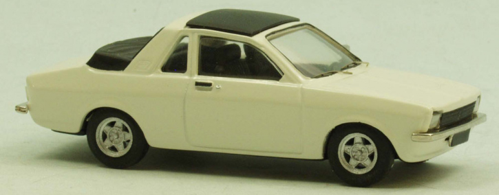 1976 Opel Kadett C Aero weiss 1/43 Zinnlegierung & Resine Fertigmodell