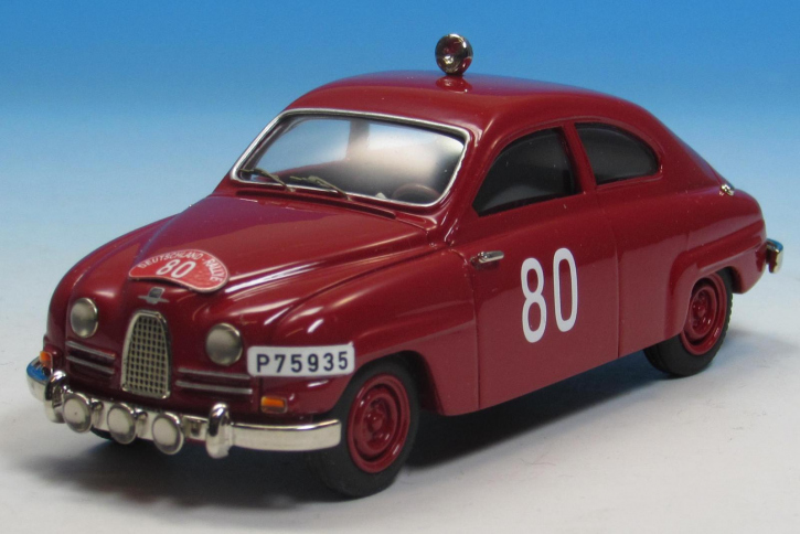 1959 Saab 93 Germany Rallye red 1/43 whitemetal/pewter & resin ready made