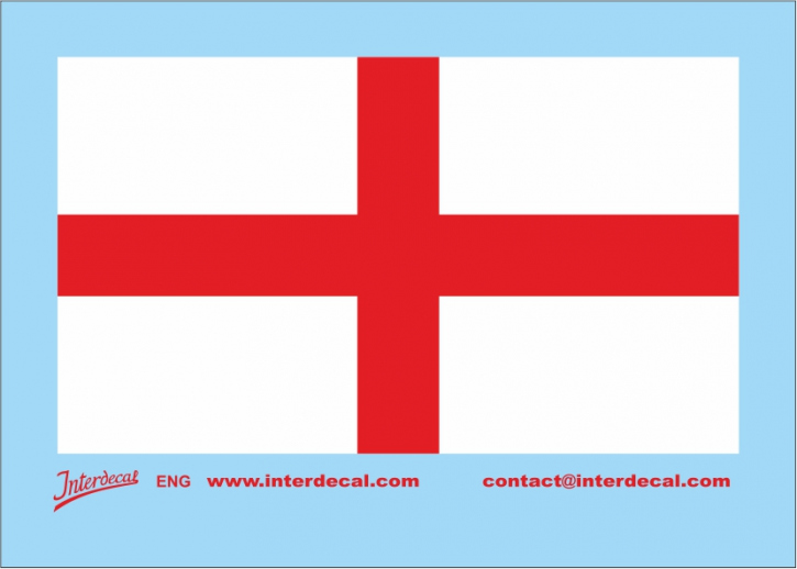 Flaggen England Decal (60x36 mm)