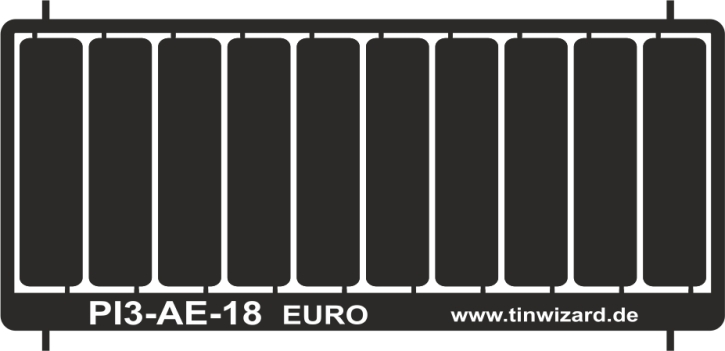 Pièces gravées pour Alemand Plaques immatriculations Euro 1/18 argent