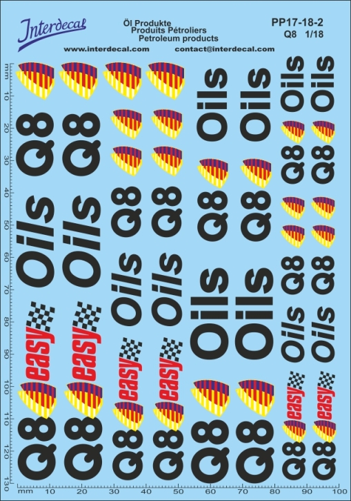 Produits Pétroliers 17-2 1/18 Décalcomanies 130x99mm INTERDECAL