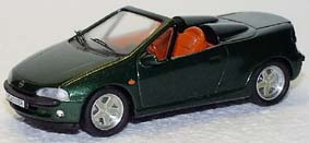 1993 Opel Tigra Roadster grün met. 1/43 Fertigmodell