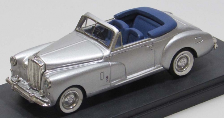1951 Bentley MK6 Coupe Pininfarina Convertible, Dach offen silber 1/43