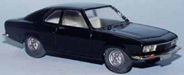 1970 Opel Manta A schwarz 1/43 Zinnlegierung Fertigmodell