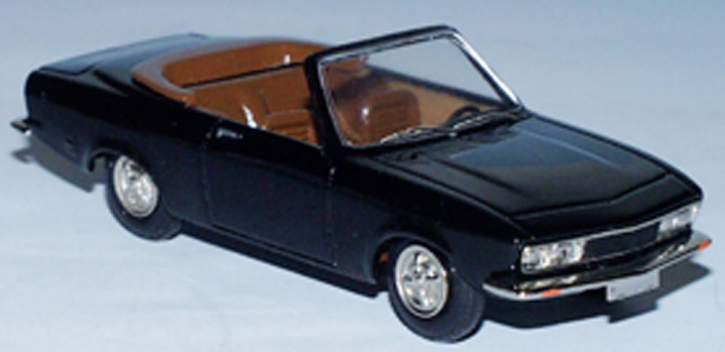 1970 Opel Manta A Convertible black 1/43 whitemetal/pewter ready made