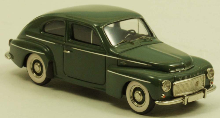 1958 Volvo PV 544 Spécial A olive verte 1/43 métal blanc/étain tout monté