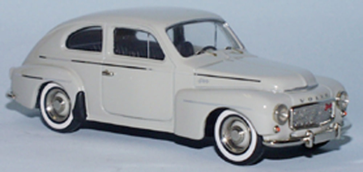 1961 Volvo PV 544 Special D "B18" pastel grey 1/43 whitemetal/pewter ready made