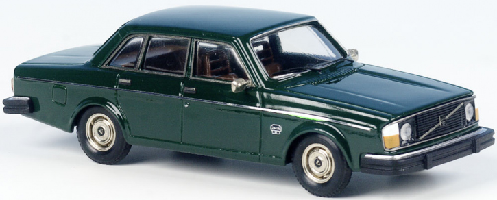 1975 Volvo 244 DL grün 1/43 Zinnlegierung Fertigmodell