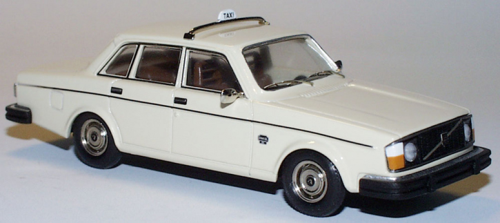 1975 Volvo 244 GL "TAXI" beige 1/43 Zinnlegierung Fertigmodell