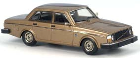 1975 Volvo 244 DL rechtsgelenkt RHD rot 1/43 Zinnlegierung Fertigmodell