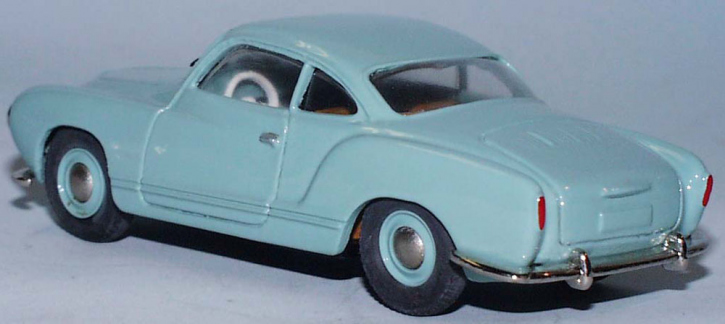 1955 VW Karmann Ghia turquoise 1/43 whitemetal/pewter ready made