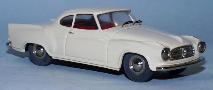 1959 Borgward Isabella Coupe "Heckflosse" elfenbein 1/43 Zinnlegierung