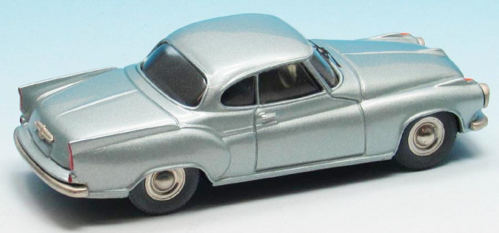 1959 Borgward Isabella Coupe "Heckflosse" aeroblau met. 1/43 Zinnlegierung