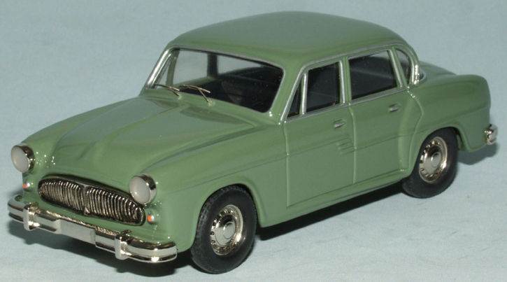 1955-1959 Horch P240 Sachsenring Limousine 4-türig grün 1/43 Zinnlegierung