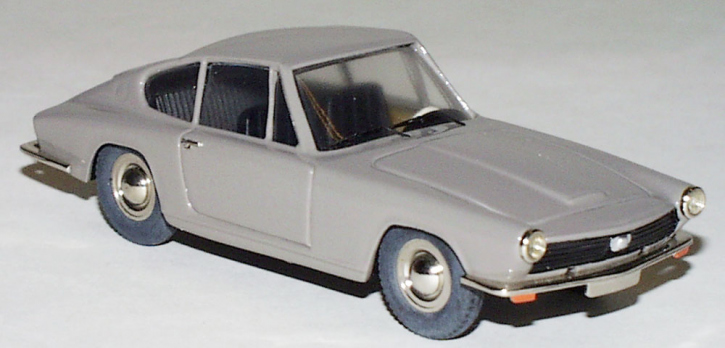 1965 Glas 1700 GT  Coupe dark grey 1/43 whitemetal/pewter ready made