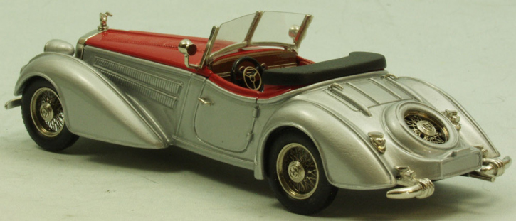 1938 Horch 855 Roadster (1938) "Erdmann & Rossi" silber-rot 1/43 Zinnlegierung