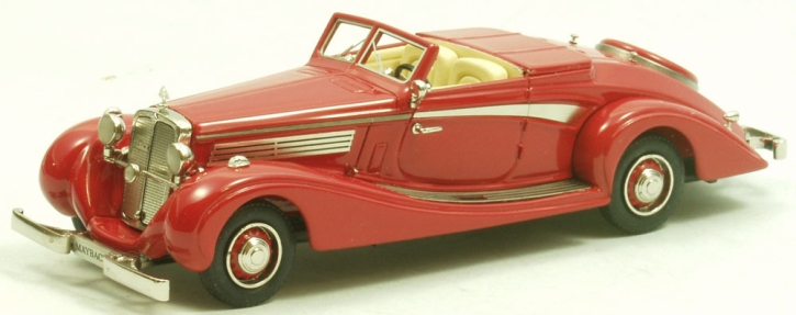 1939 Maybach SW38 Roadster "Spohn" (1939) rot 1/43 Zinnlegierung Fertigmodell