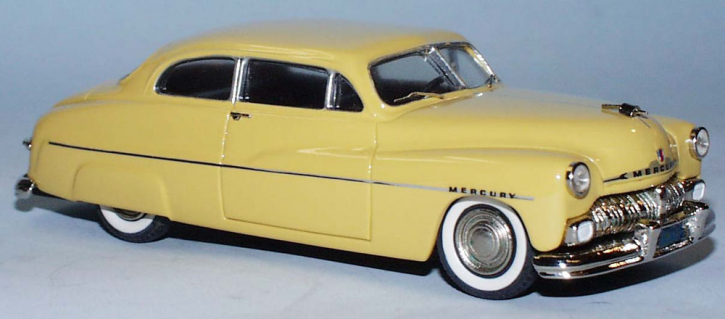 1950 Ford Mercury  Coupe beige 1/43 métal blanc/étain tout monté
