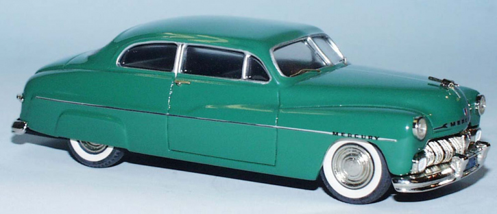 1950 Ford Mercury  Coupe green 1/43 whitemetal/pewter ready made