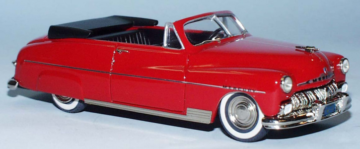 1950 Ford Mercury Convertible red 1/43 whitemetal/pewter ready made