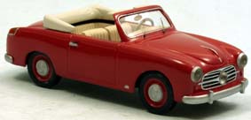 1955 NSU-Fiat Neckar Sport convertible 1955, open roof red 1/43 ready made