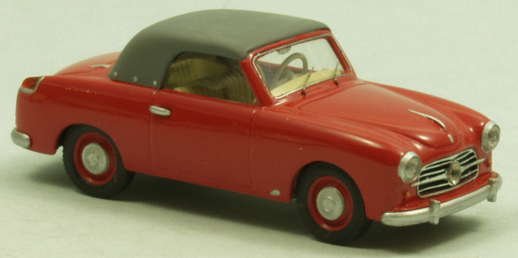 1955 NSU-Fiat Neckar Sport convertible, Dach geschlossen rot 1/43 Fertigmodell