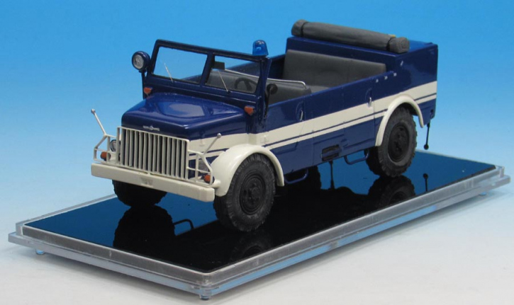 Borgward B 2000 A/L THW, open roof blue-white 1/43 ready made