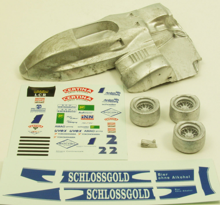 Sidecar racing team "Schlossgold Biland / Waltisberg" unpainted 1/18 kit