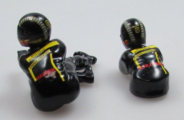 ensemble de Figures pour Seitenwagen "Moto Boutique" Schlosser/Hauser (CH) 1/18