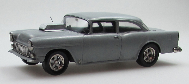 1955 Chevrolet 2-türig Limousine 1971 Filmauto T.L.B. von Richard Ruth grau