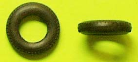 50x Tyre 1/43 Rubber ø= 16,5mm x 4,2mm