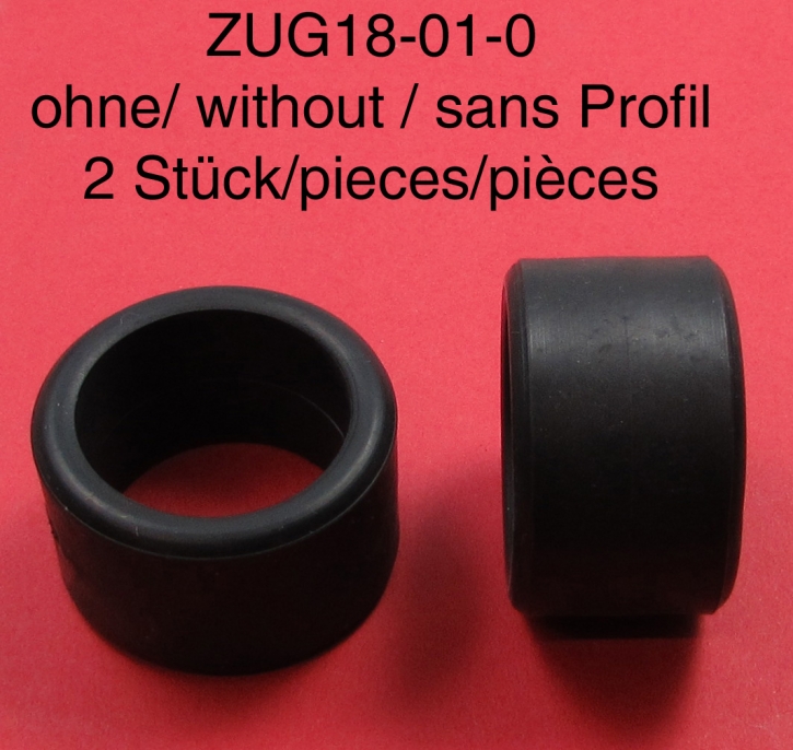 Reifen 01 1/18  34,5mm x 26,2mm x 21mm 2 Stück schwarz