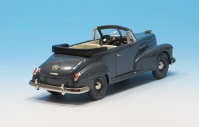 1951 Opel Kapitän Cabriolet grau 1/43 Zinnlegierung Fertigmodell