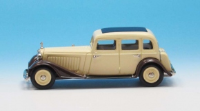 1935-1938 Audi Typ 225 Limousine 4-türig braun-beige 1/43 Zinnlegierung