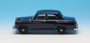 1953-1958 Mercedes 180 a Ponton Limousine 4-türig dunkelblau 1/43 Zinnlegierung