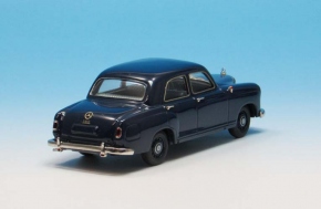 1953-1958 Mercedes 180 a Ponton Limousine 4-türig dunkelblau 1/43 Zinnlegierung