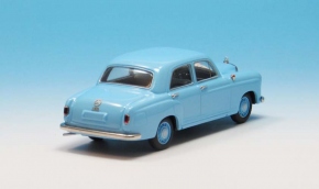 1959-1962 Mercedes 180 a Ponton Limousine 4-türig hellblau 1/43 Zinnlegierung