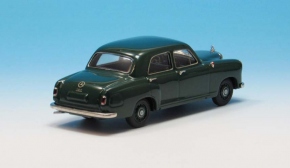 1959-1962 Mercedes 180 a Ponton Limousine 4-türig grün 1/43 Zinnlegierung