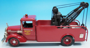 1950 Mack Tow Truck Fire Dept. Detroit rouge 1/43 tout monté