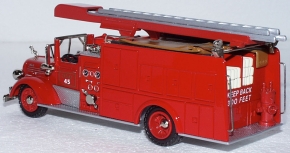 1947 Mack Boston Engine No.45 GOLD COL. rot 1/43 Fertigmodell