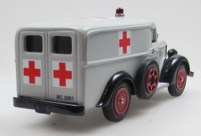 1950 Mack ED Ambulance Tripler Army Medical Center, HI gris 1/43 tout monté