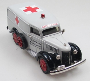 1950 Mack ED Ambulance Tripler Army Medical Center, HI gris 1/43 tout monté