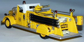 1940 Ward La France Pumper Pearl River gelb 1/43 Fertigmodell